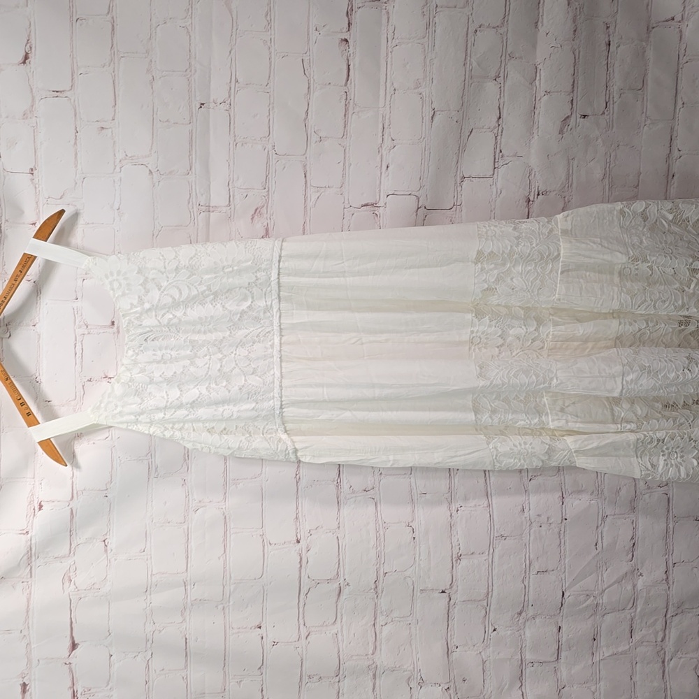 Lane Bryant Festi Eyelet & Gauze Midi Dress Womens Size 18/20 NWT - Picture 8 of 12
